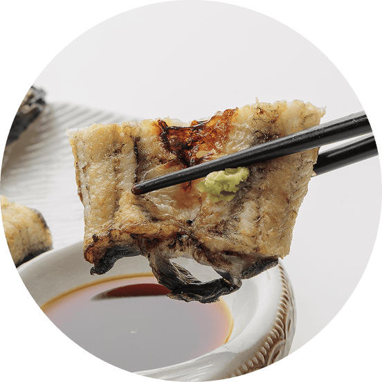 うなぎ白焼き拡大